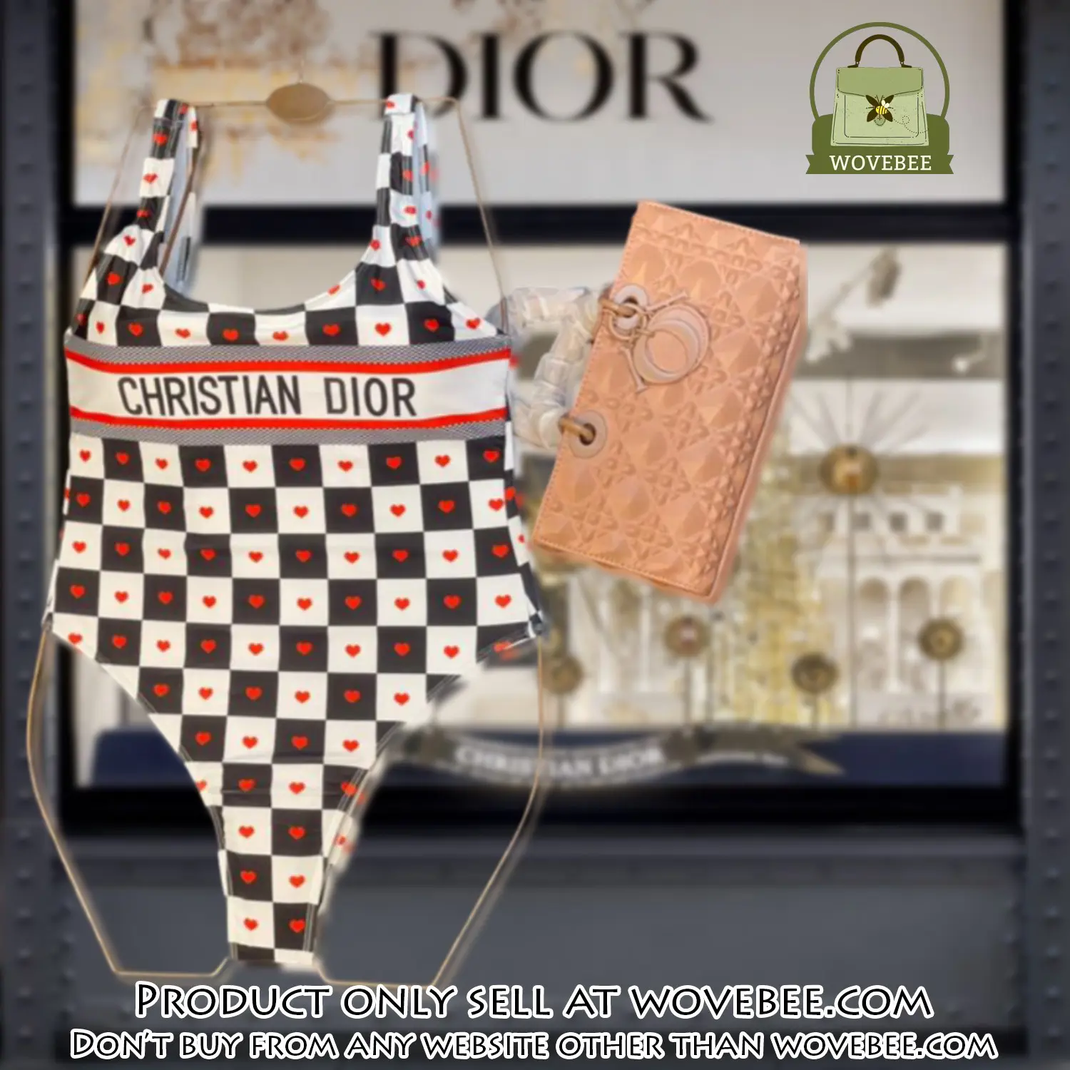 Christian dior swimwear beachwear one piece swimsuit osw1042 wvb1339213